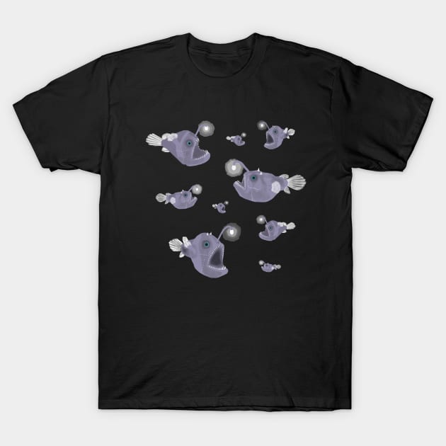 Anglerfish T-Shirt by ahadden